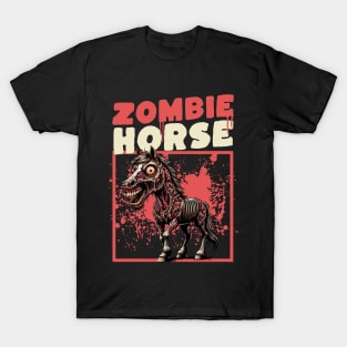 Zombie Horse funny T-Shirt